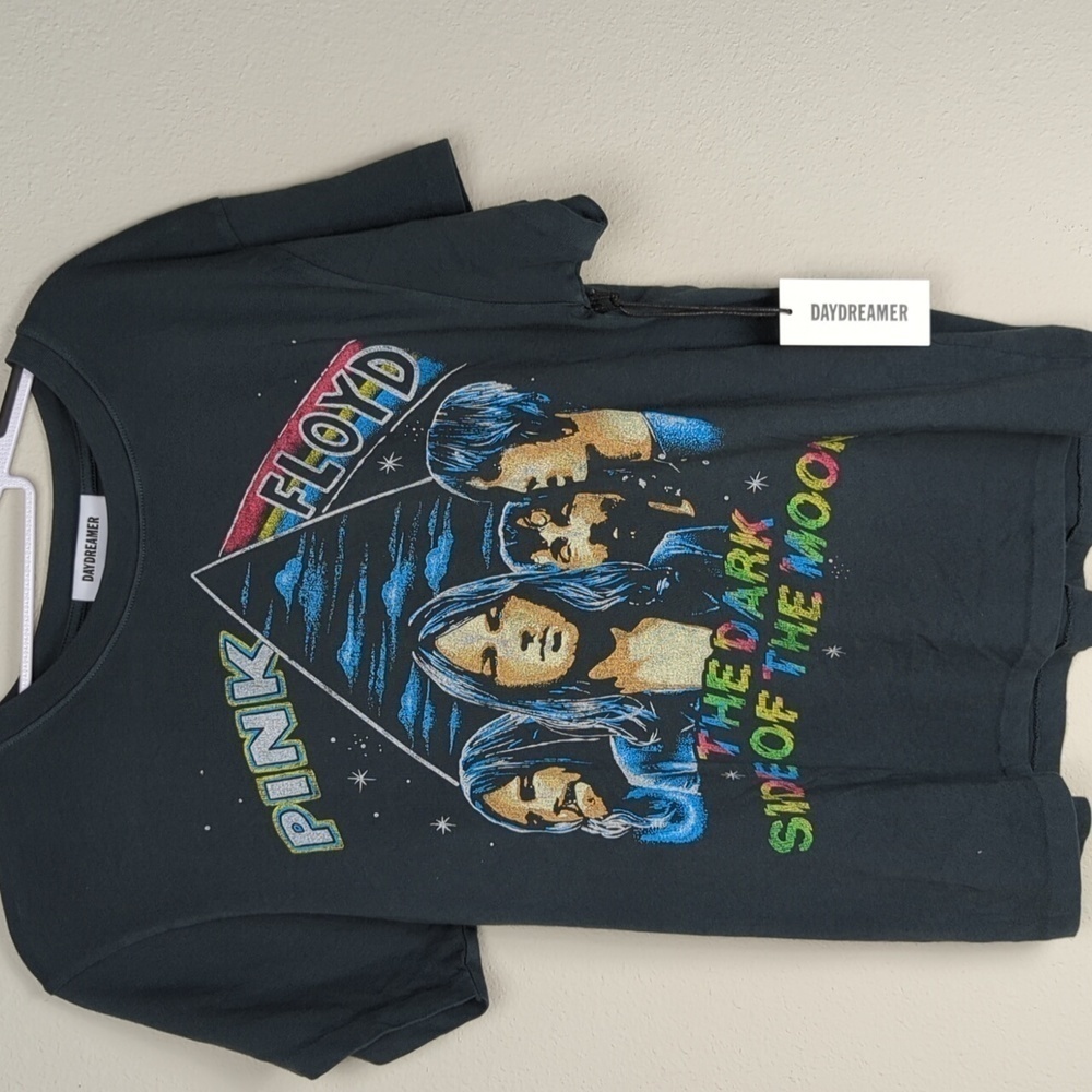 Daydreamer Pink Floyd Dark Side Tour Tee Women's Small Black  Shirt - Picture 3 of 14